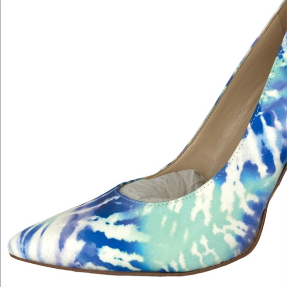 NINE WEST | Tatiana Blue Tie Dye Stiletto Dress Pumps - Picture 6 of 10